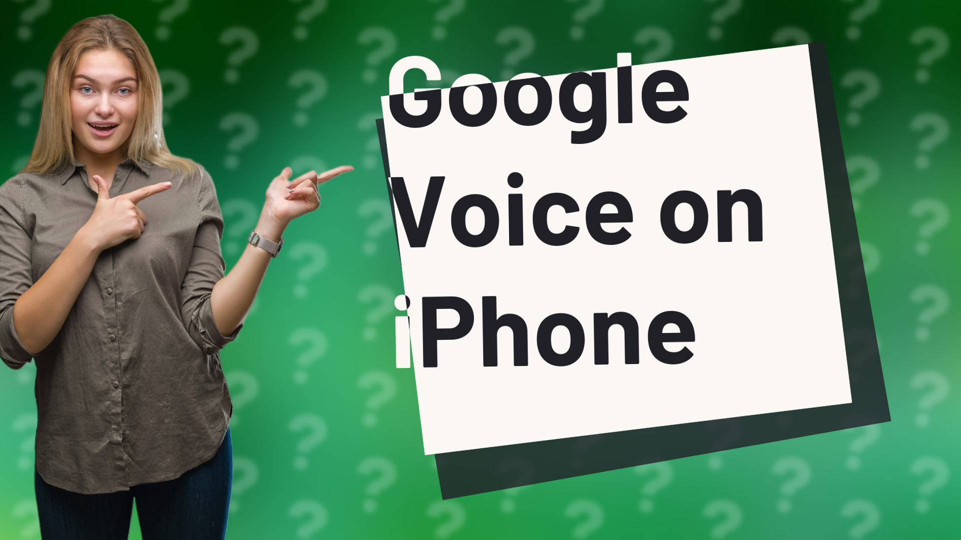 Google Voice on iPhone