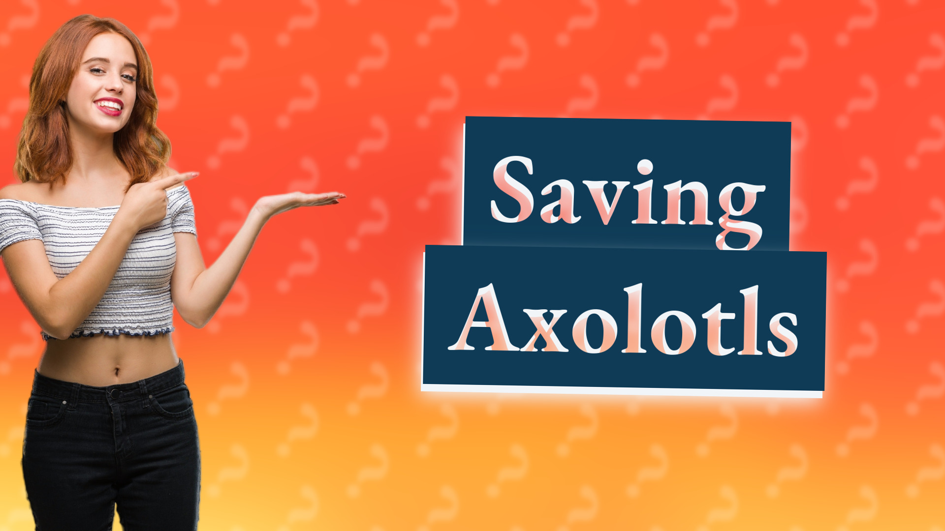Saving Axolotls