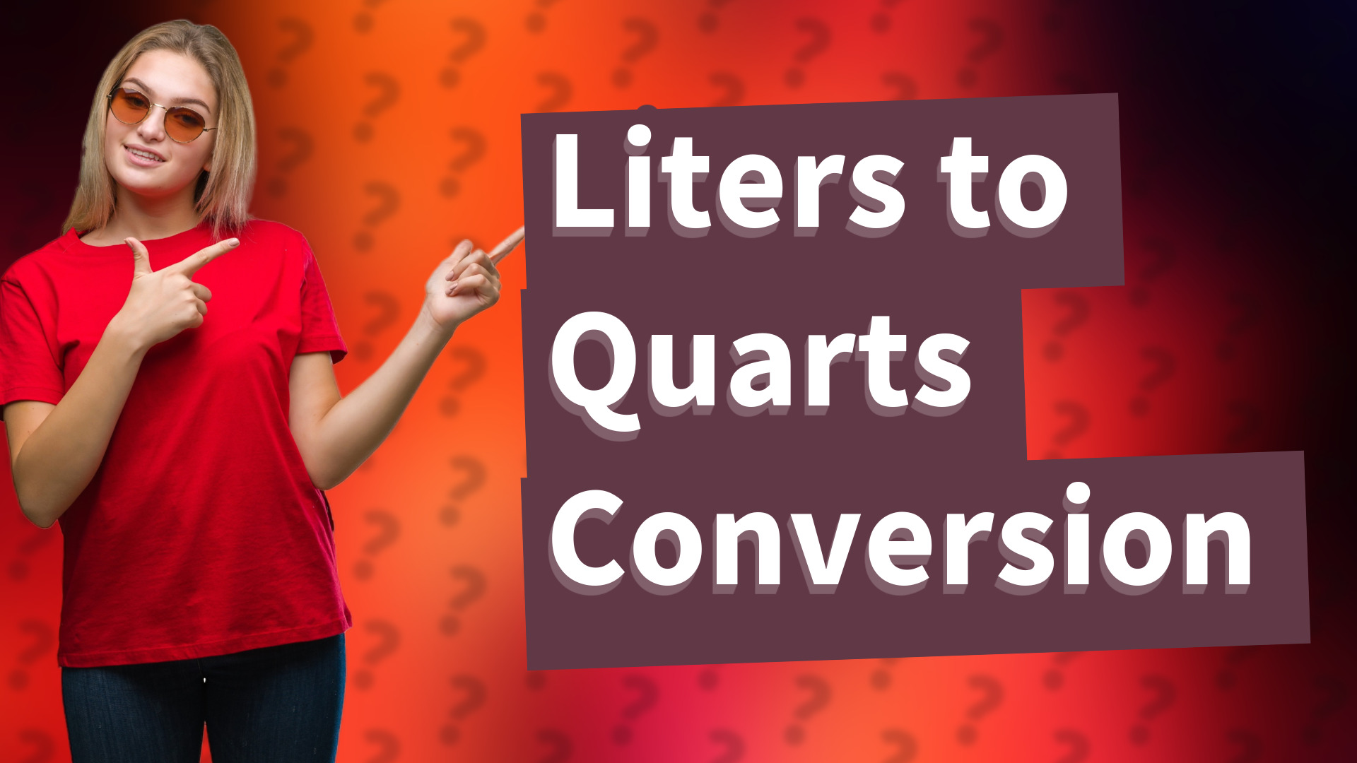 Liters to Quarts Conversion