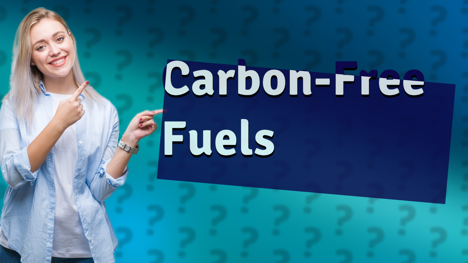 Carbon-Free Fuels