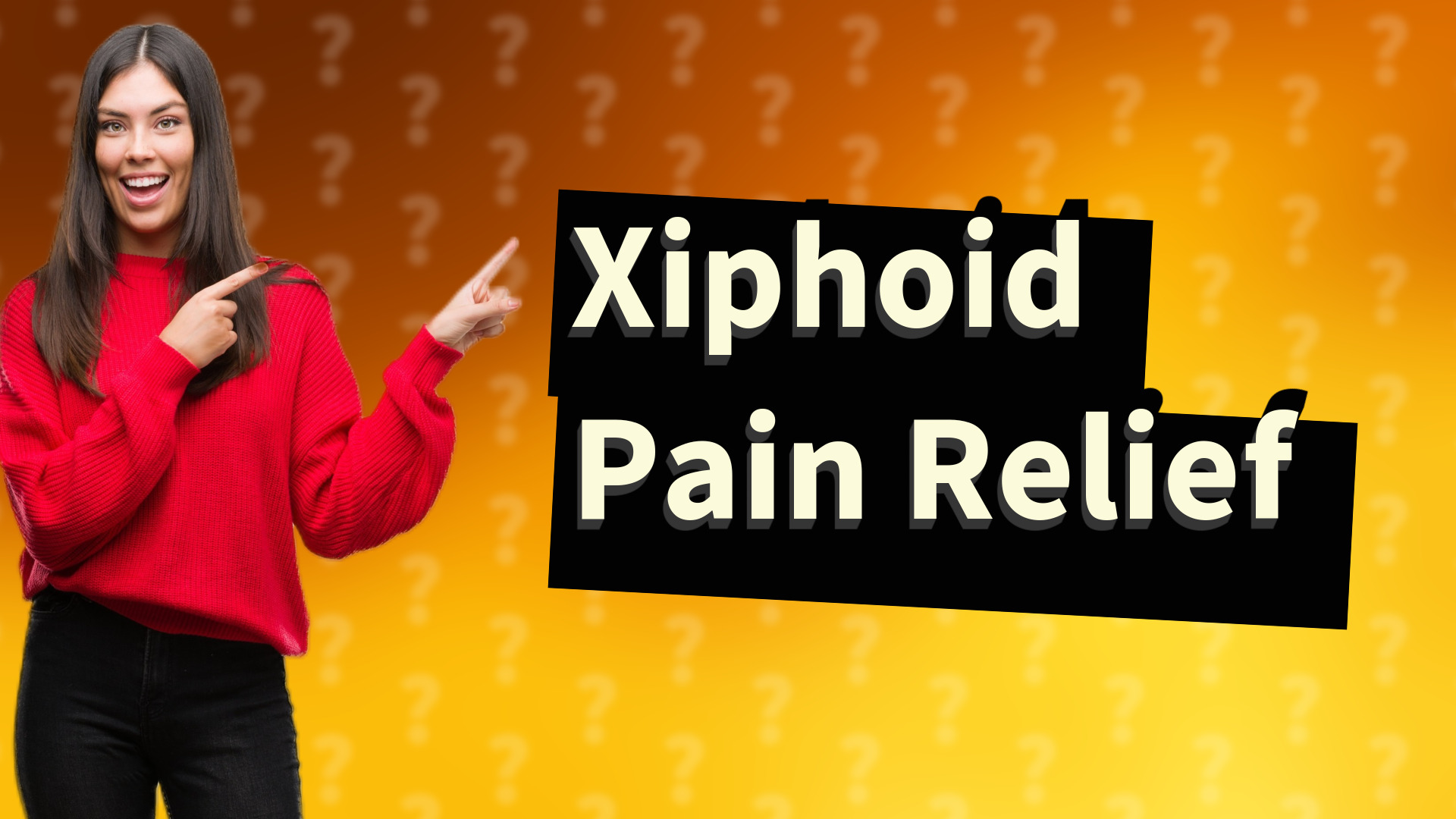 Xiphoid Pain Relief