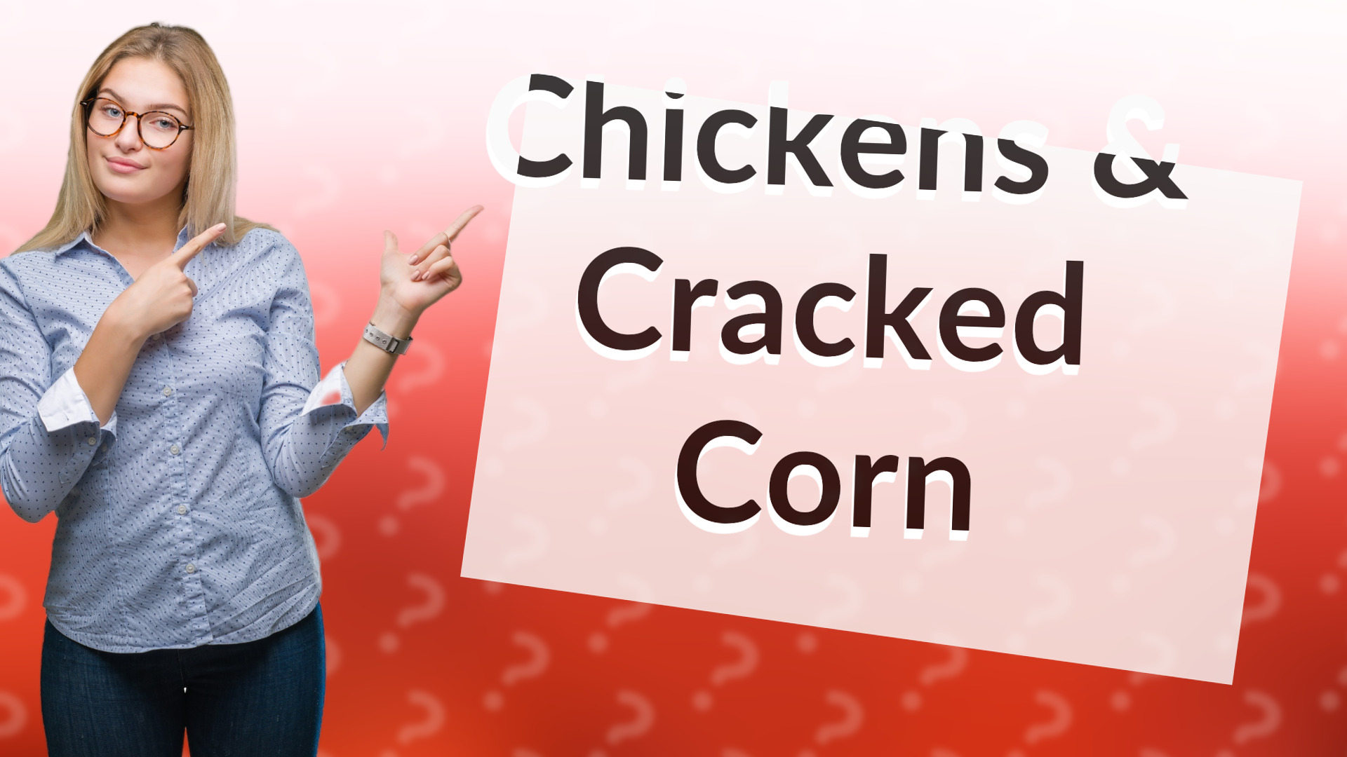 Chickens & Cracked Corn