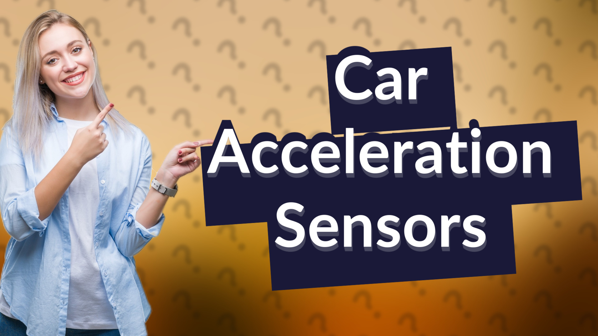 Car Acceleration Sensors
