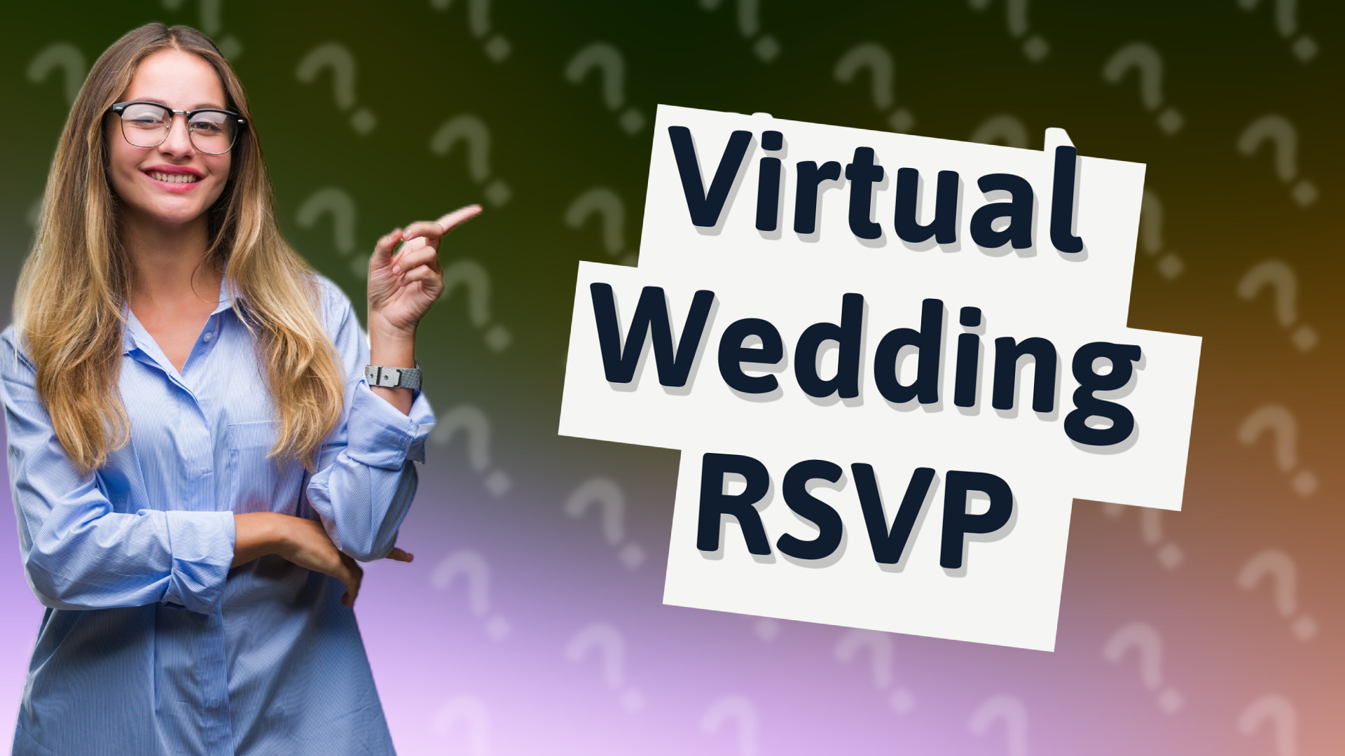 Virtual Wedding RSVP