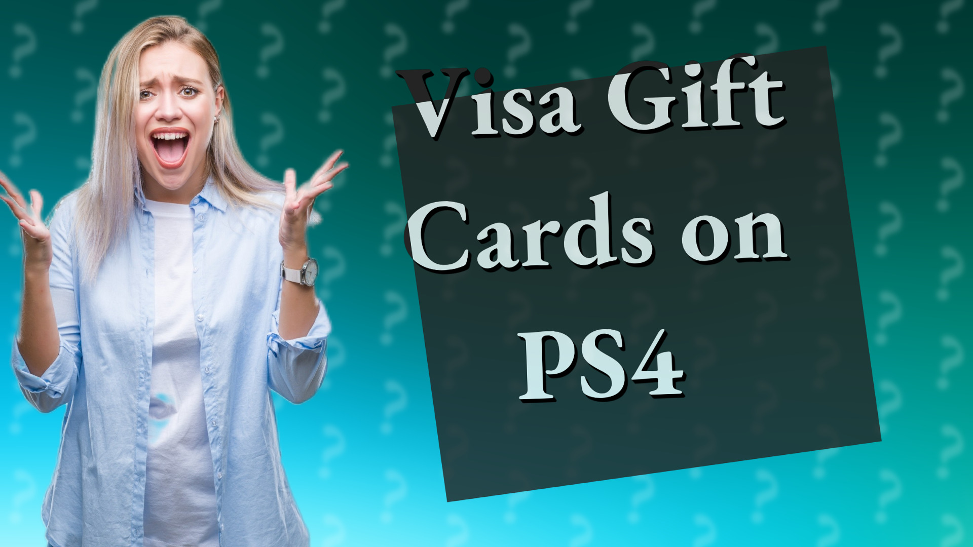 Visa Gift Cards on PS4