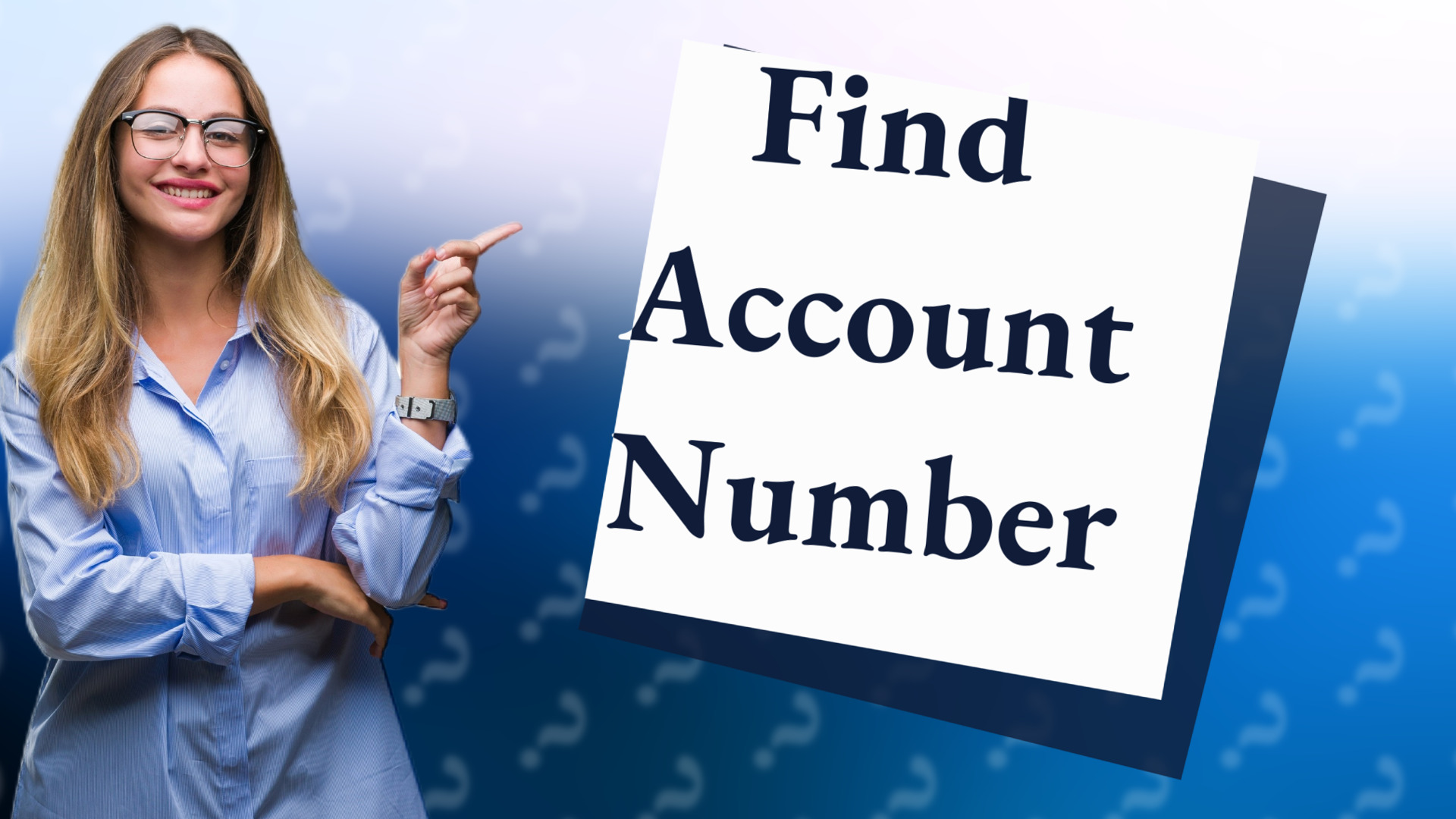 Find Account Number