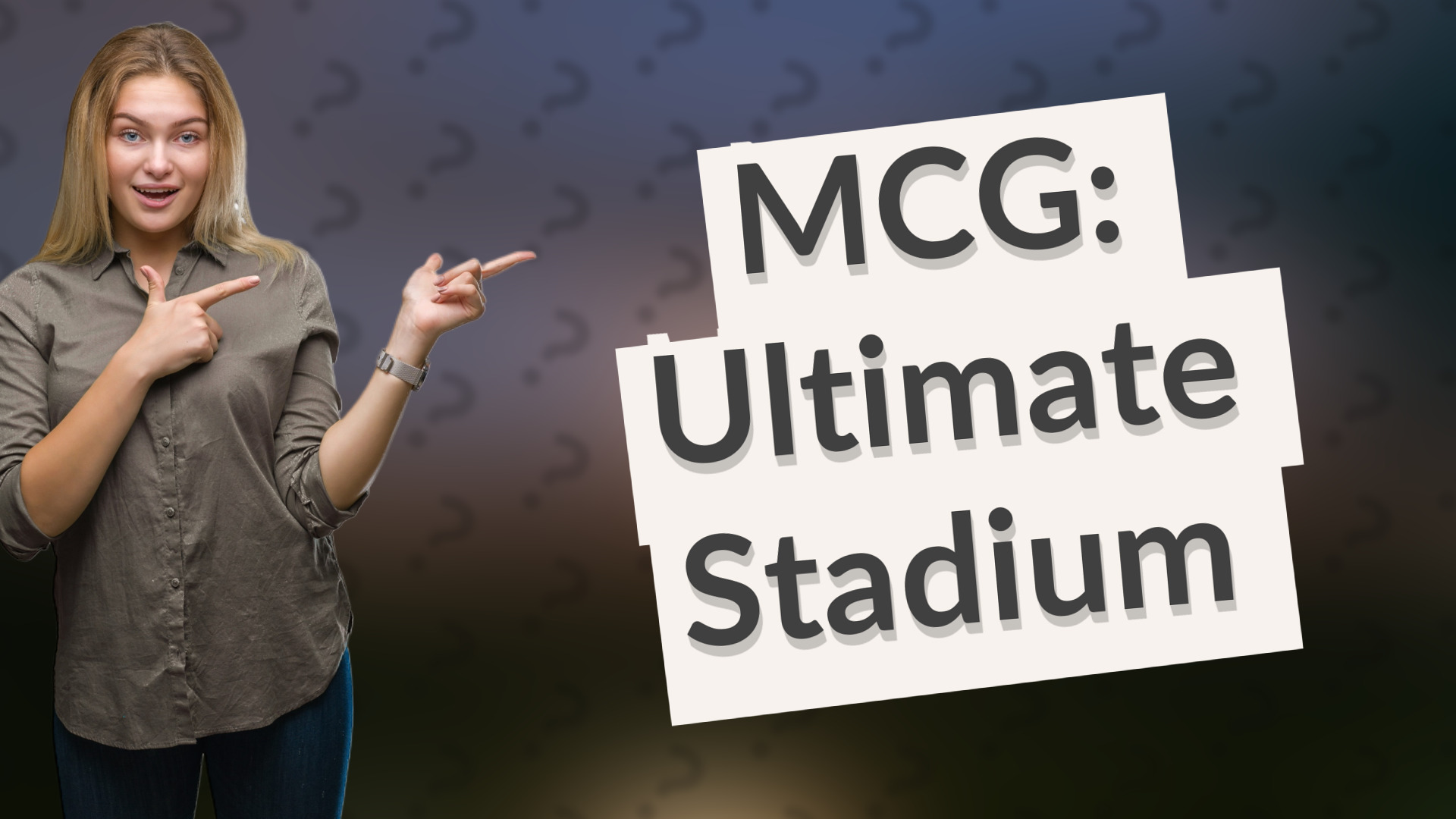 MCG: Ultimate Stadium