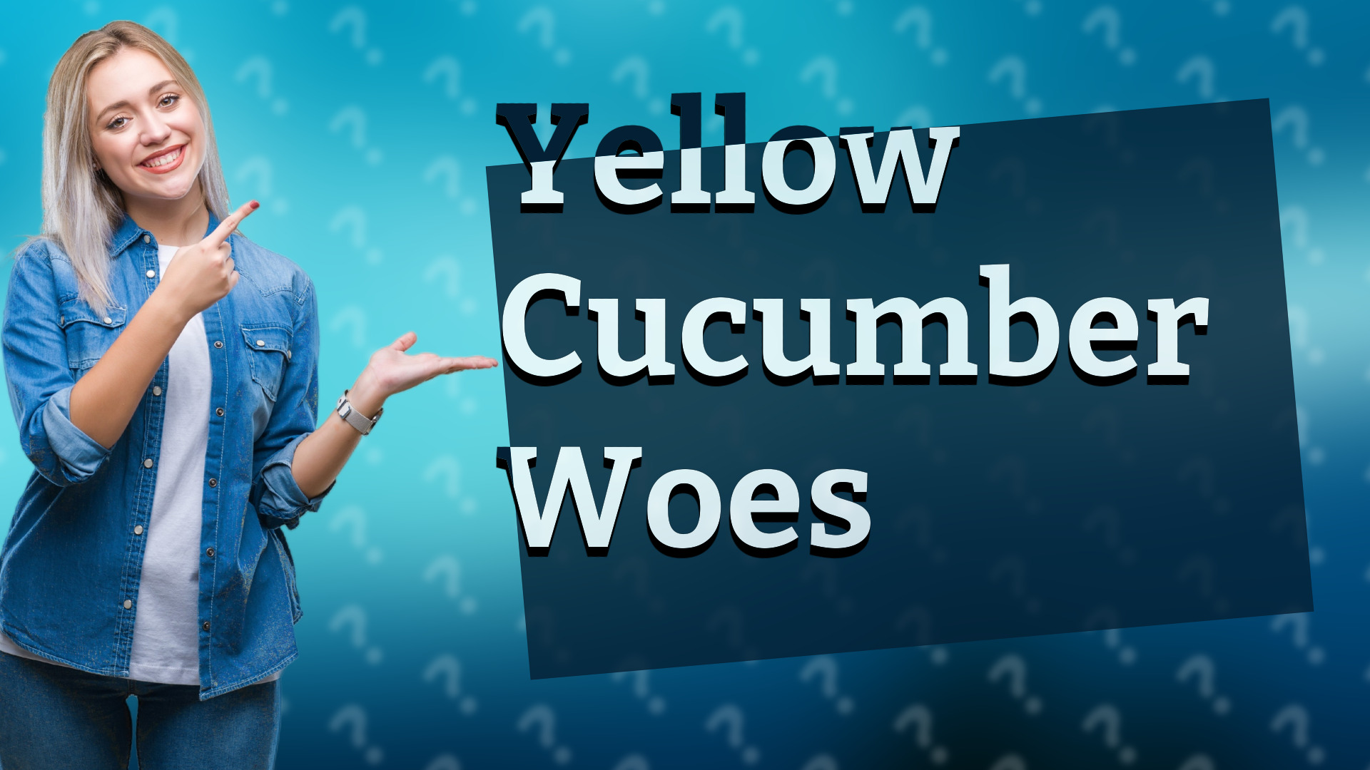 Yellow Cucumber Woes