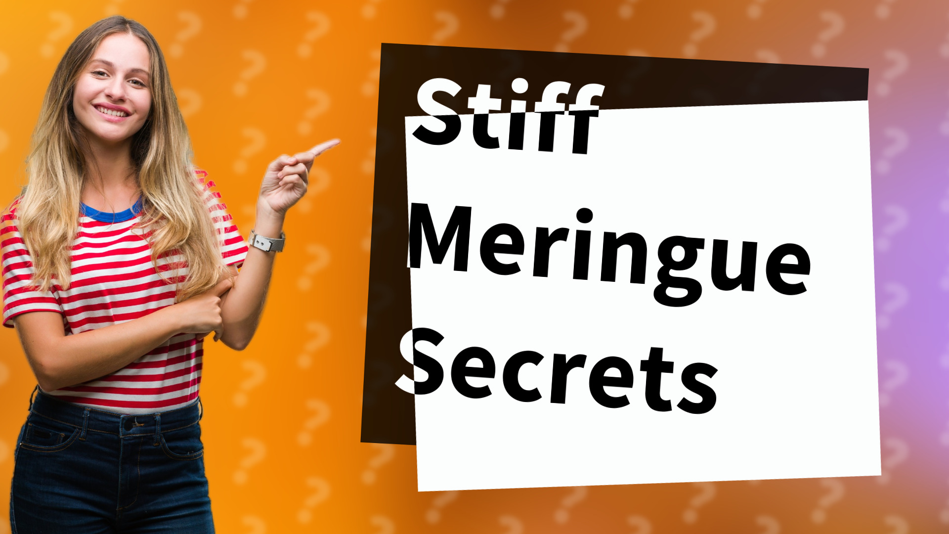 Stiff Meringue Secrets
