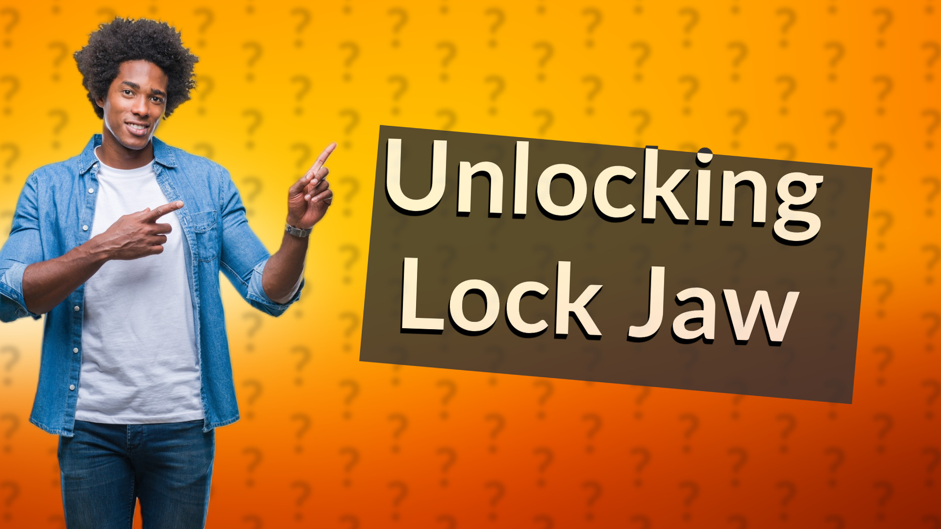 Unlocking Lock Jaw
