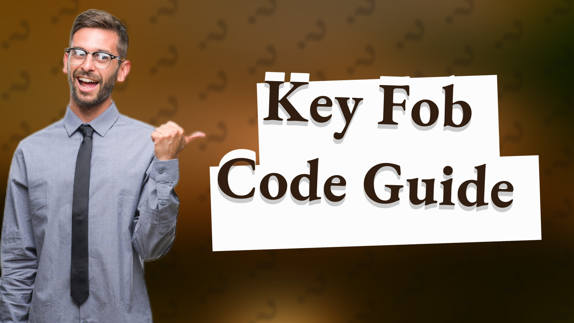Key Fob Code Guide
