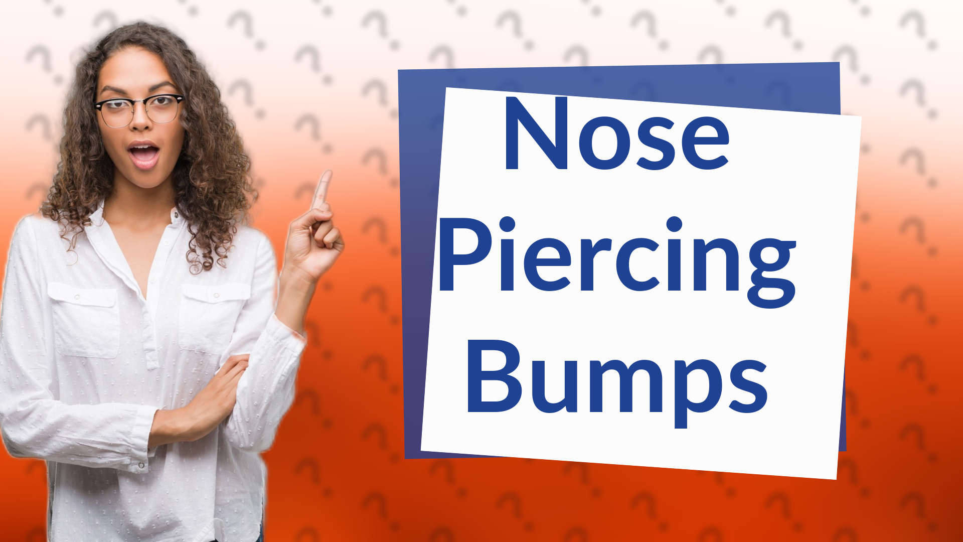 Nose Piercing Bumps