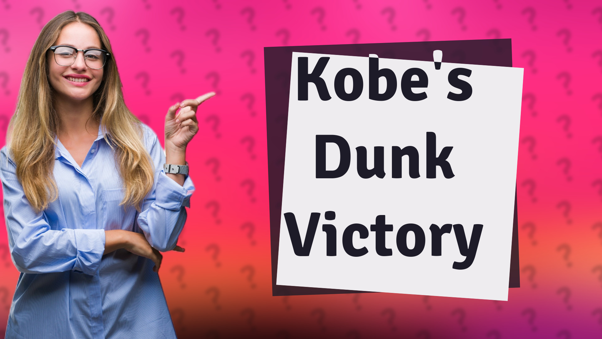 Kobe's Dunk Victory