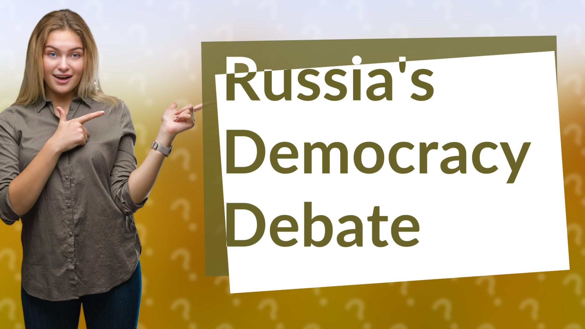 Russia's Democracy Debate