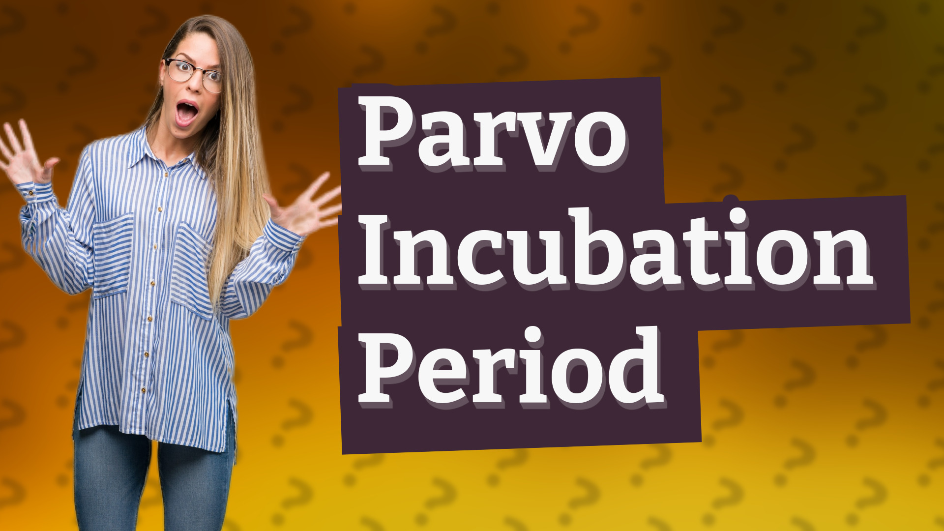 Parvo Incubation Period