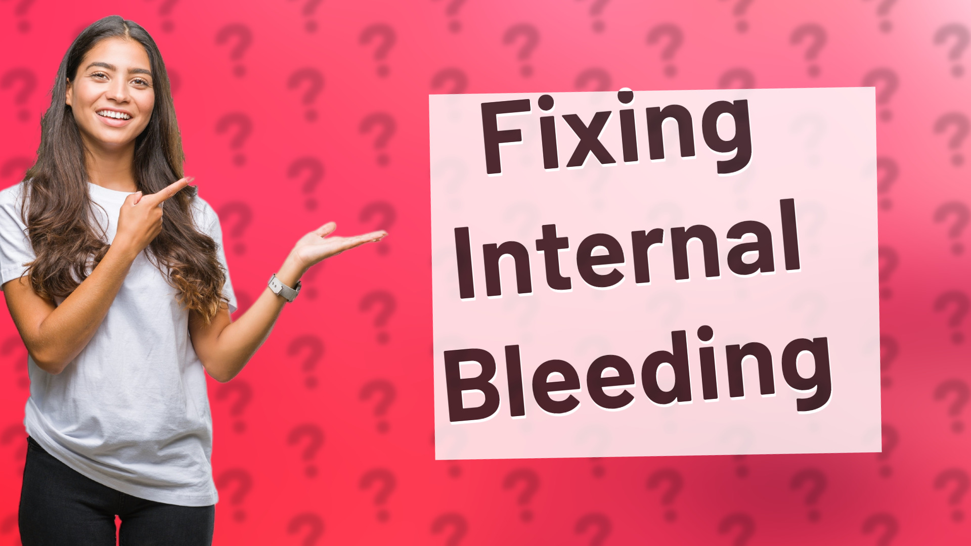 Fixing Internal Bleeding