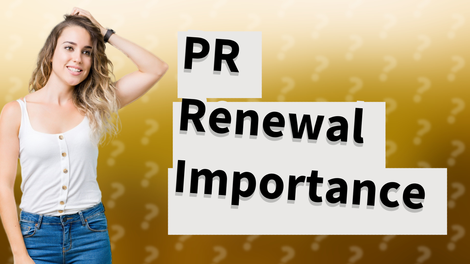 PR Renewal Importance