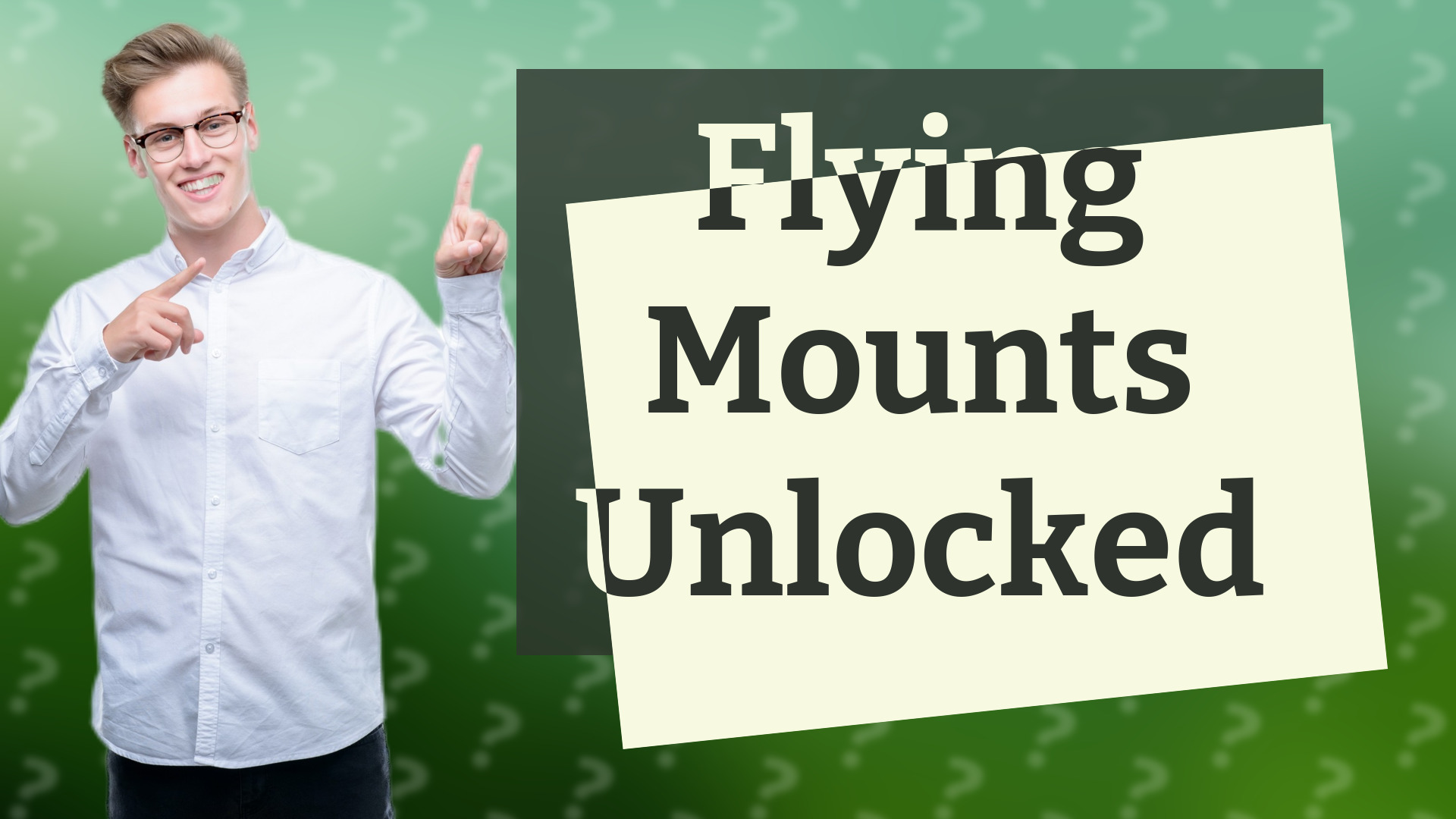 Flying Mounts Unlocked