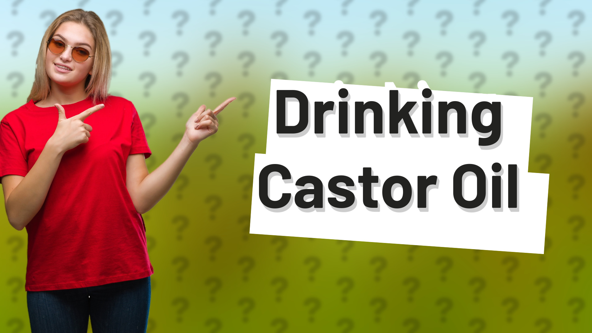 Drinking Castor Oil