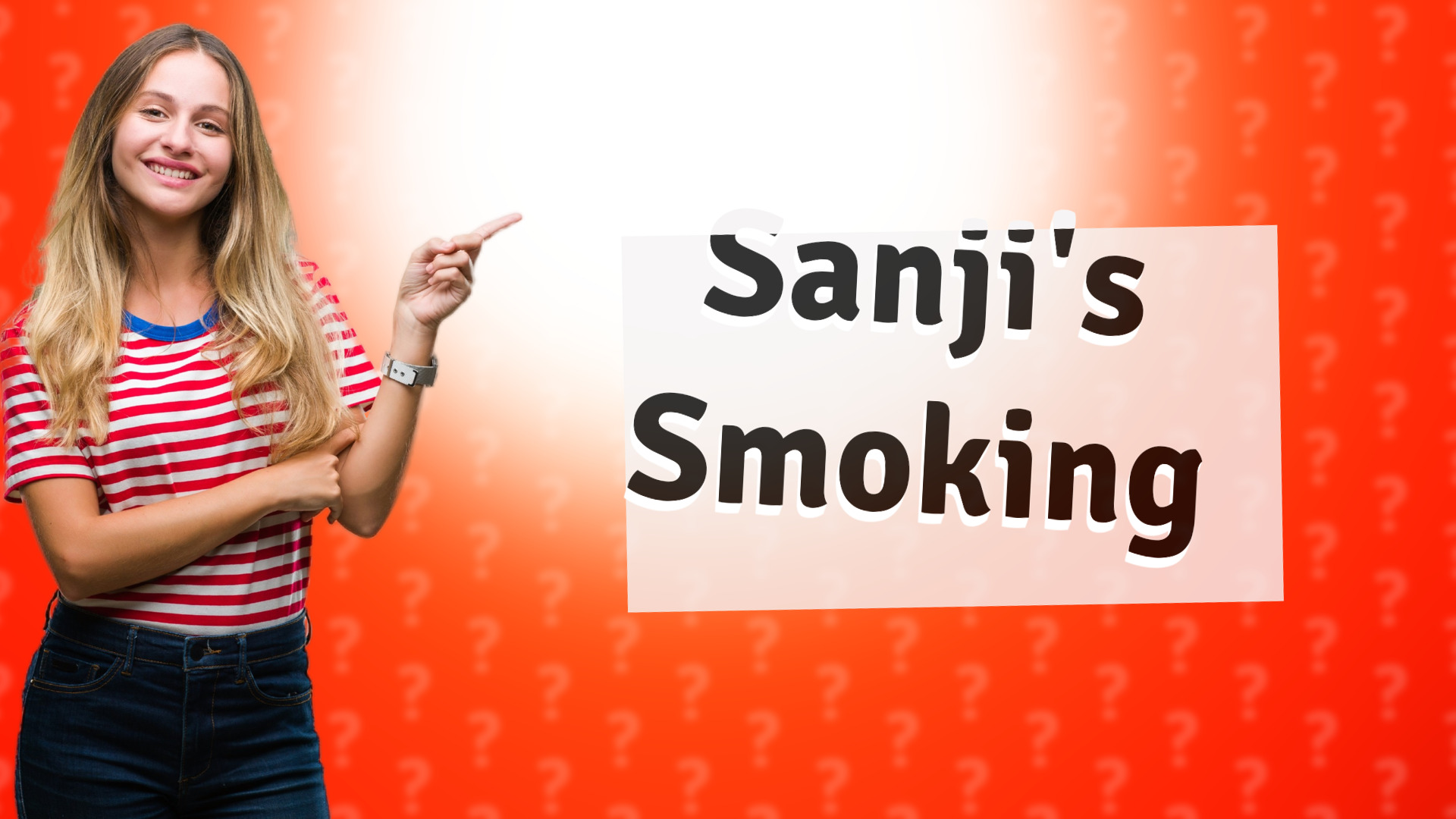 Sanji's Smoking