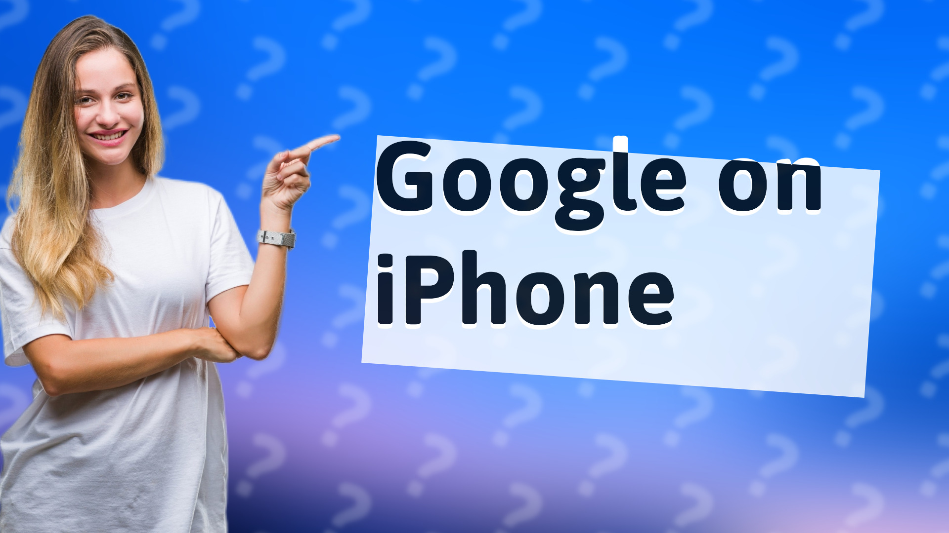 Google on iPhone