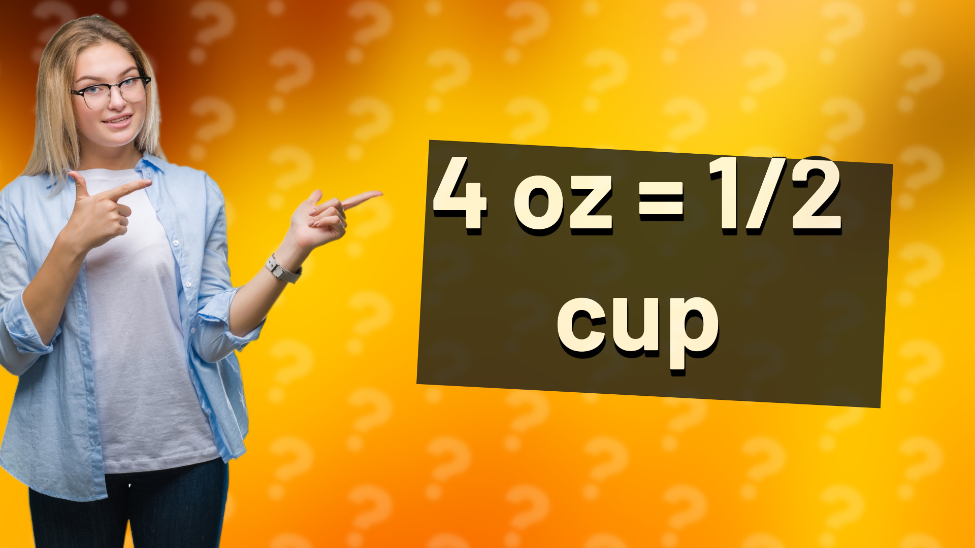 4 oz = 1/2 cup