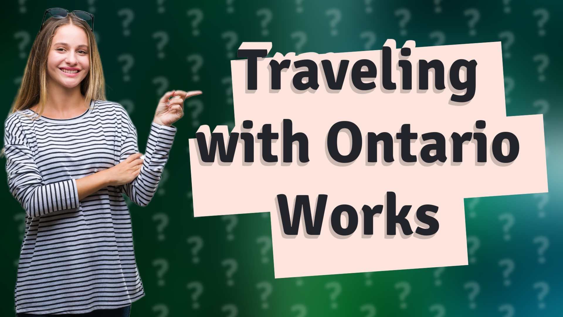 Traveling with Ontario Works