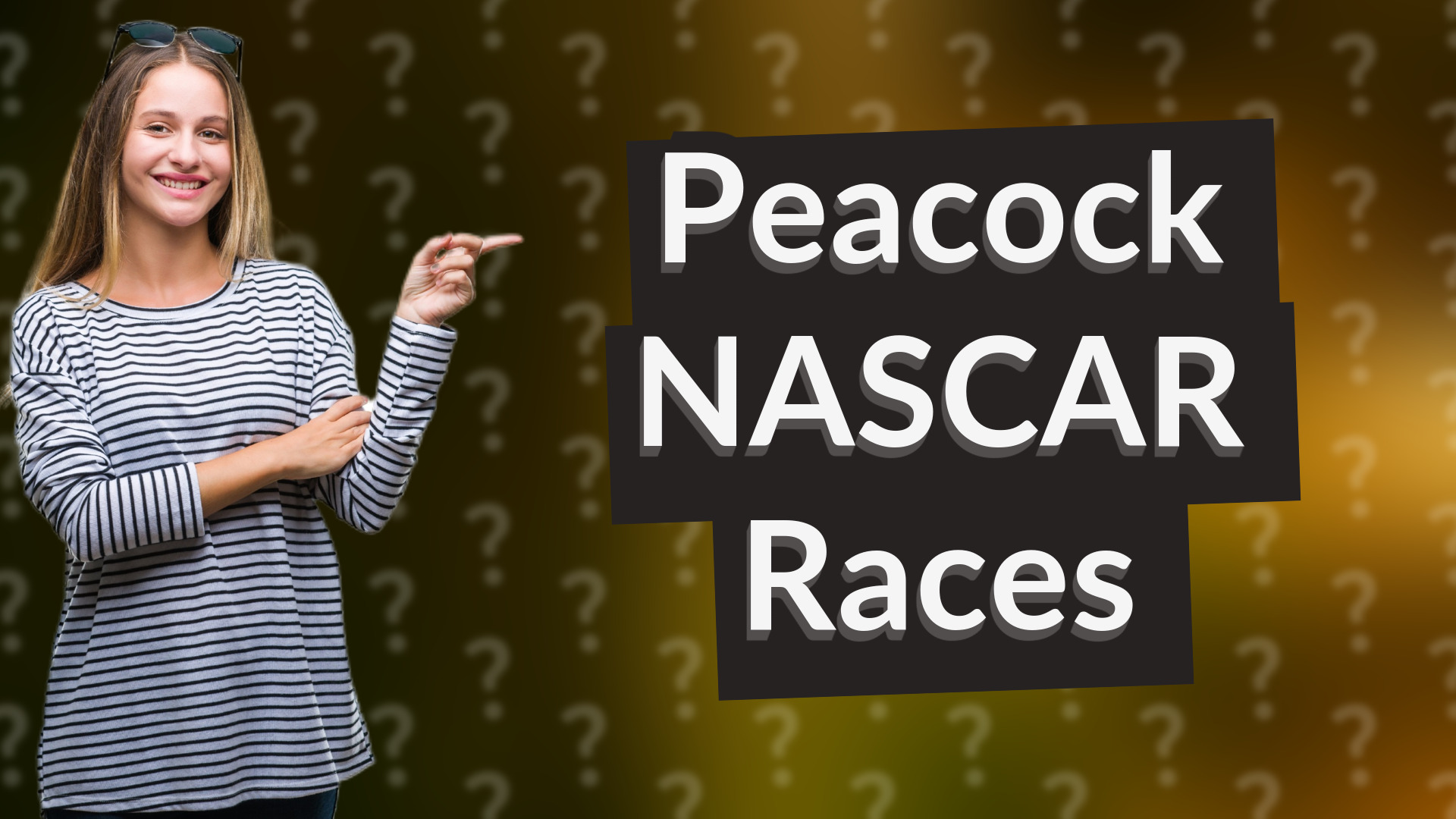 Peacock NASCAR Races