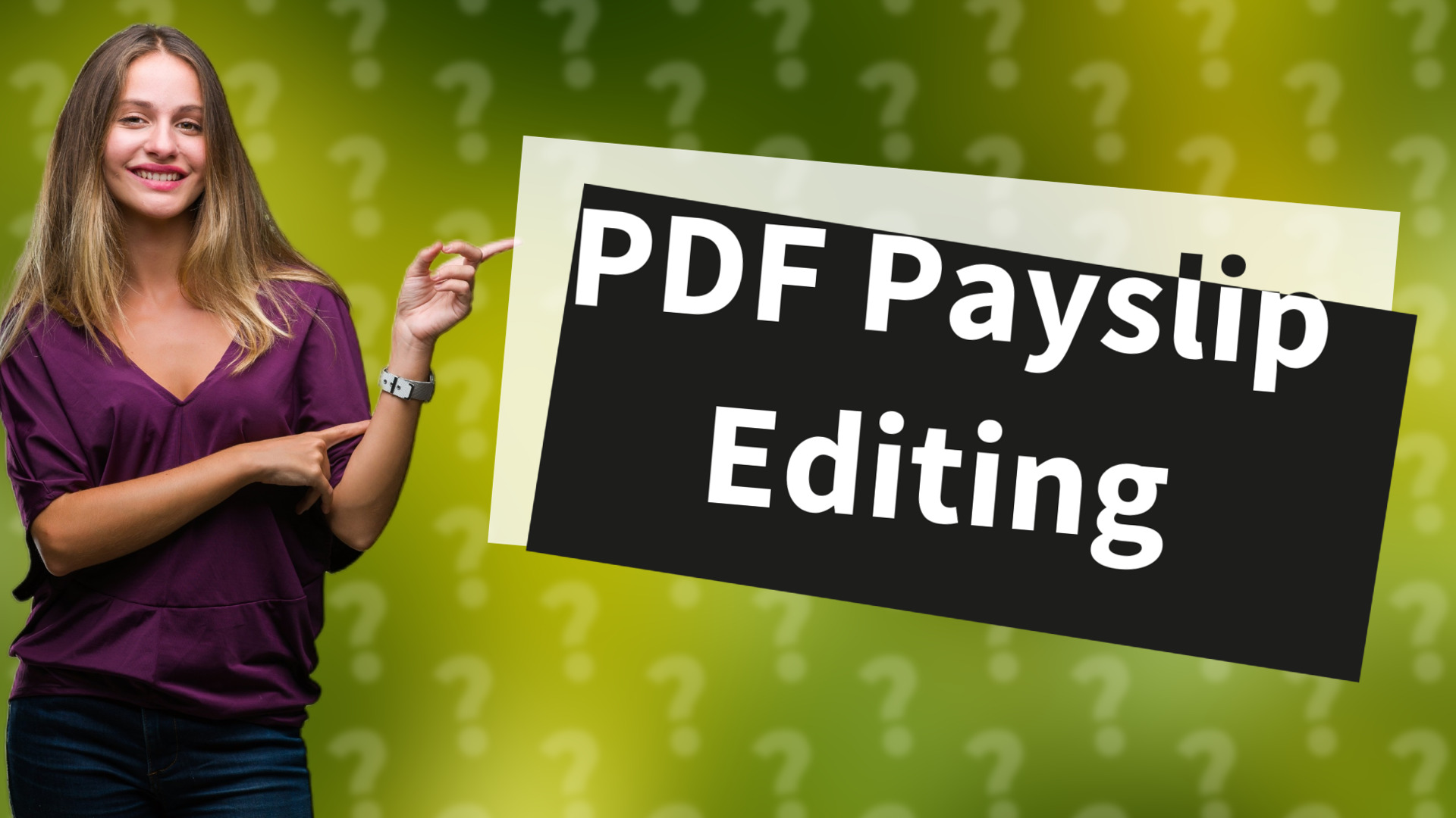 PDF Payslip Editing