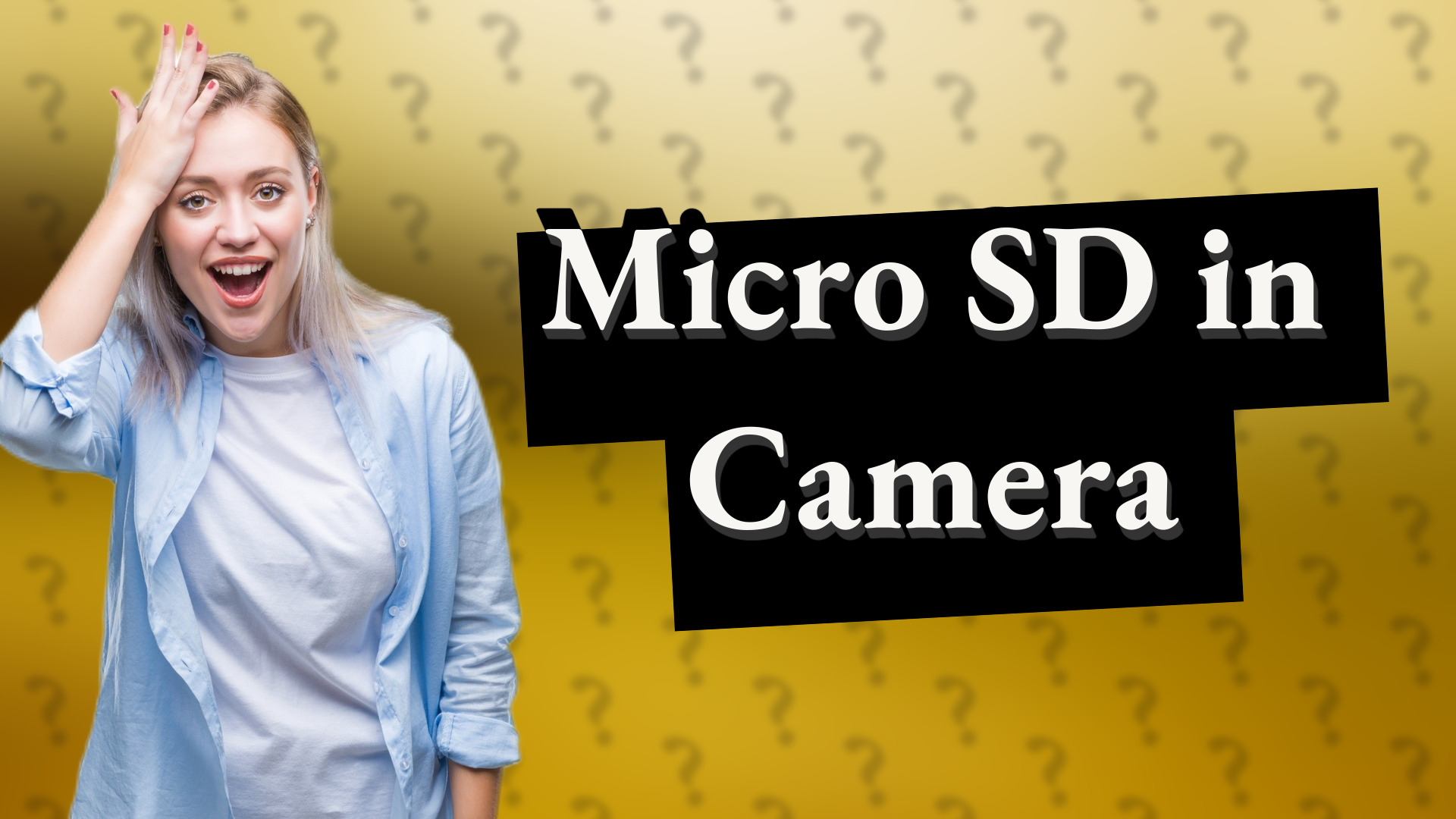 Micro SD in Camera