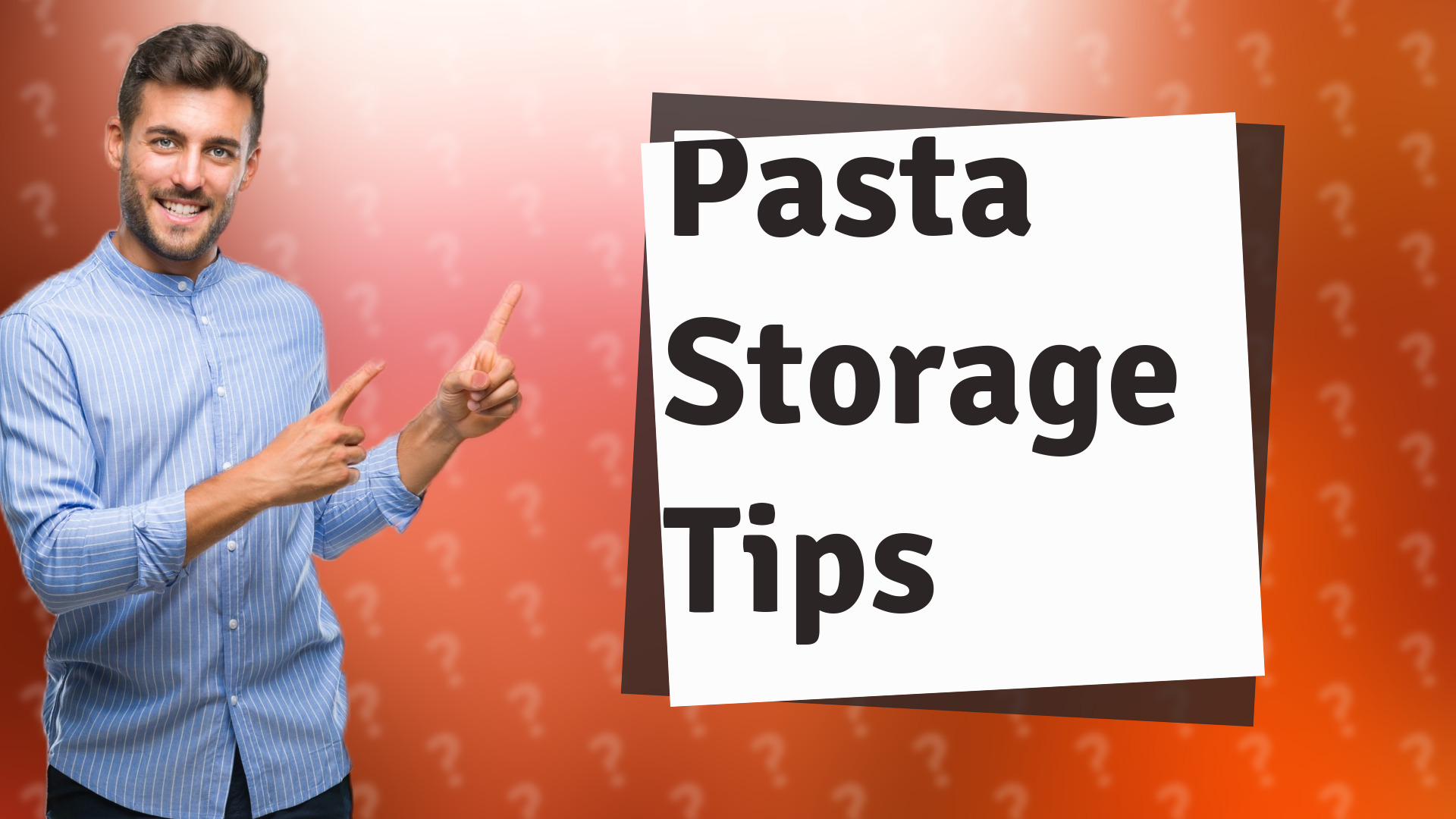 Pasta Storage Tips