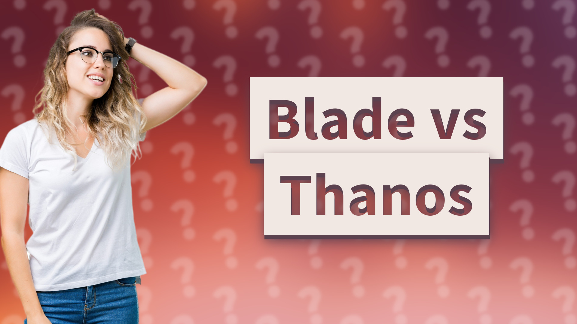 Blade vs Thanos