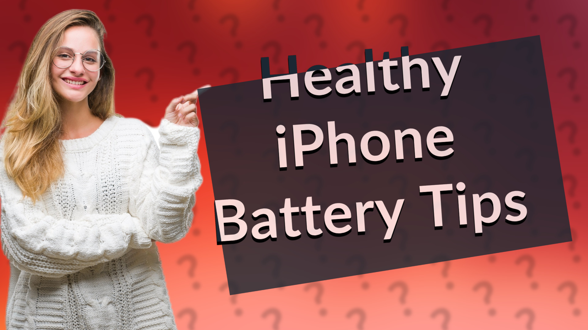 Healthy iPhone Battery Tips