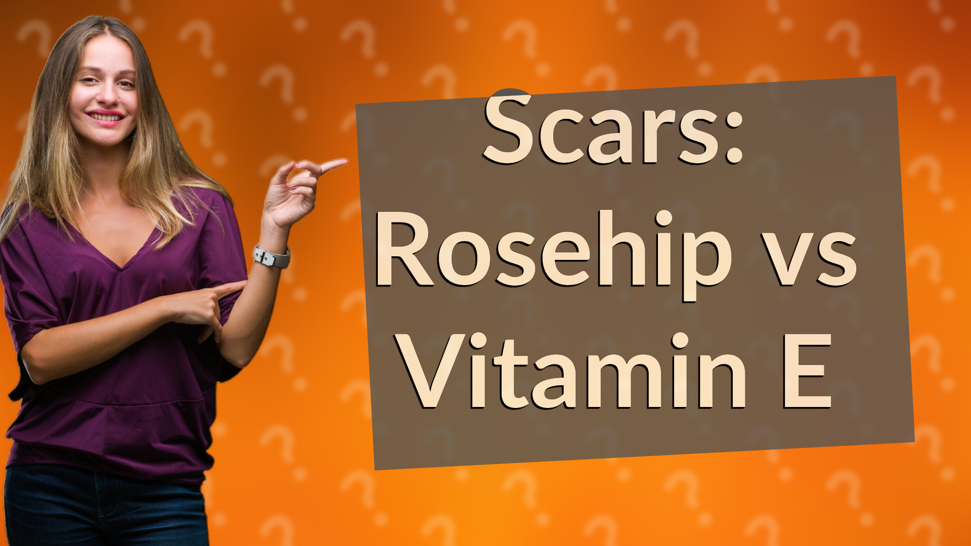Scars: Rosehip vs Vitamin E