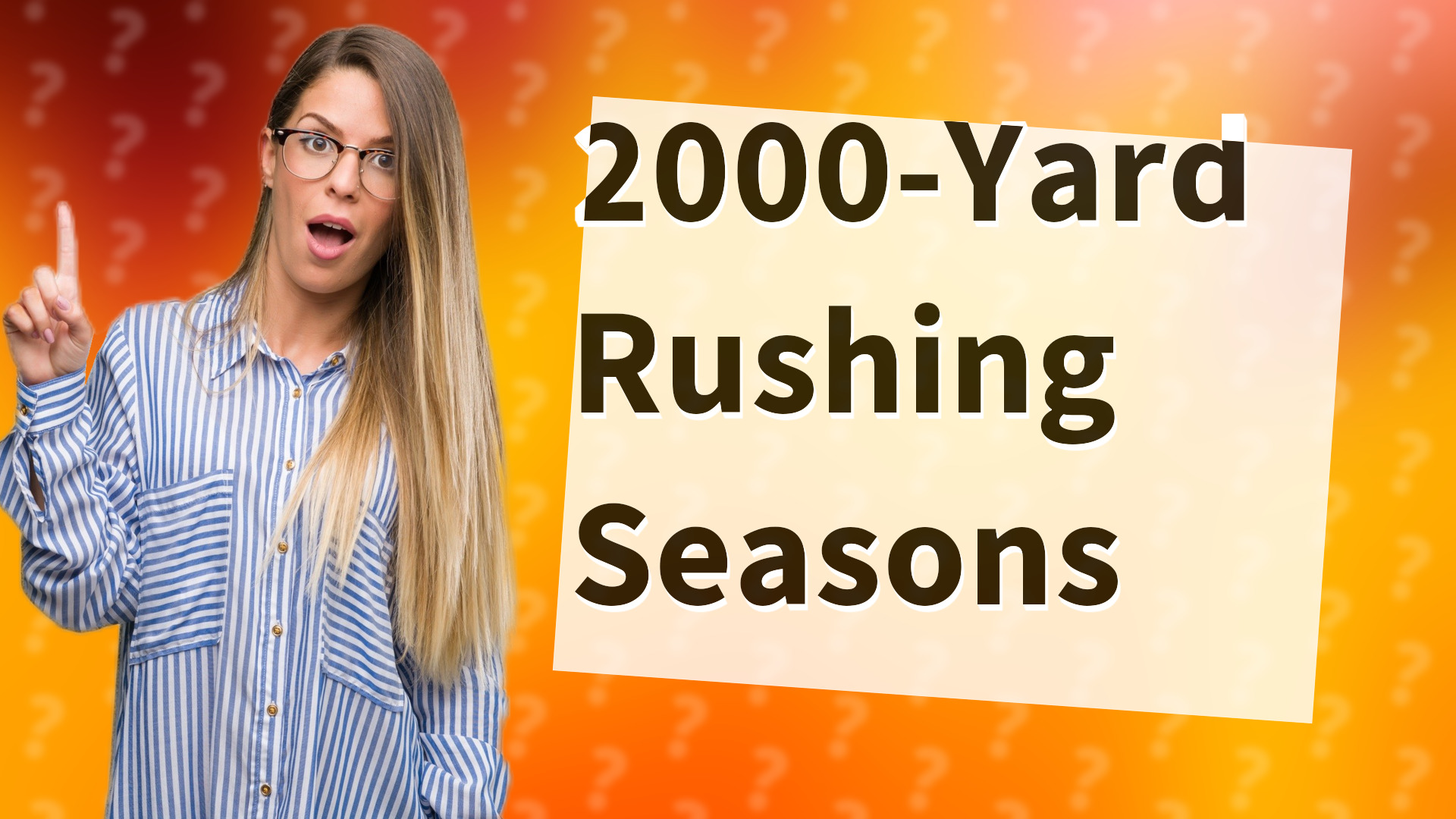 2000-Yard Rushing Seasons