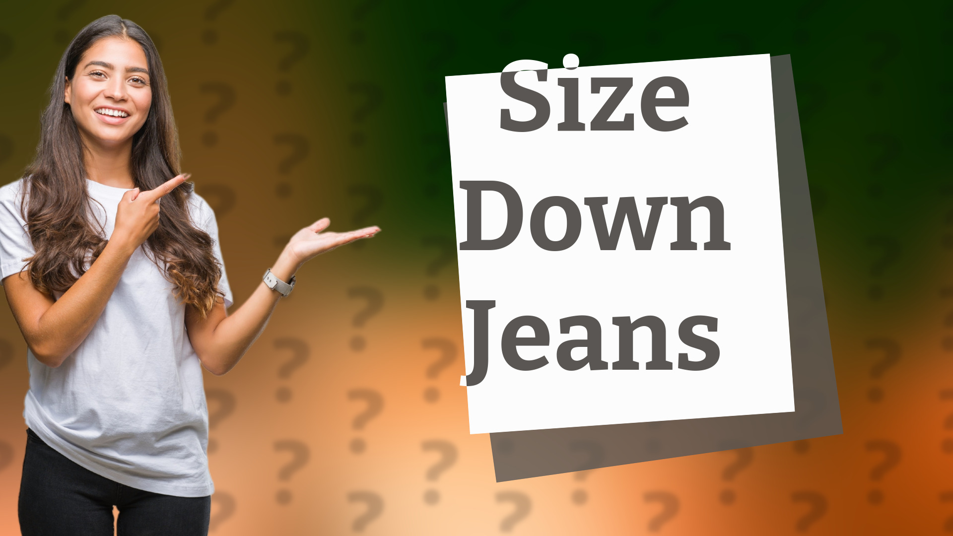 Size Down Jeans