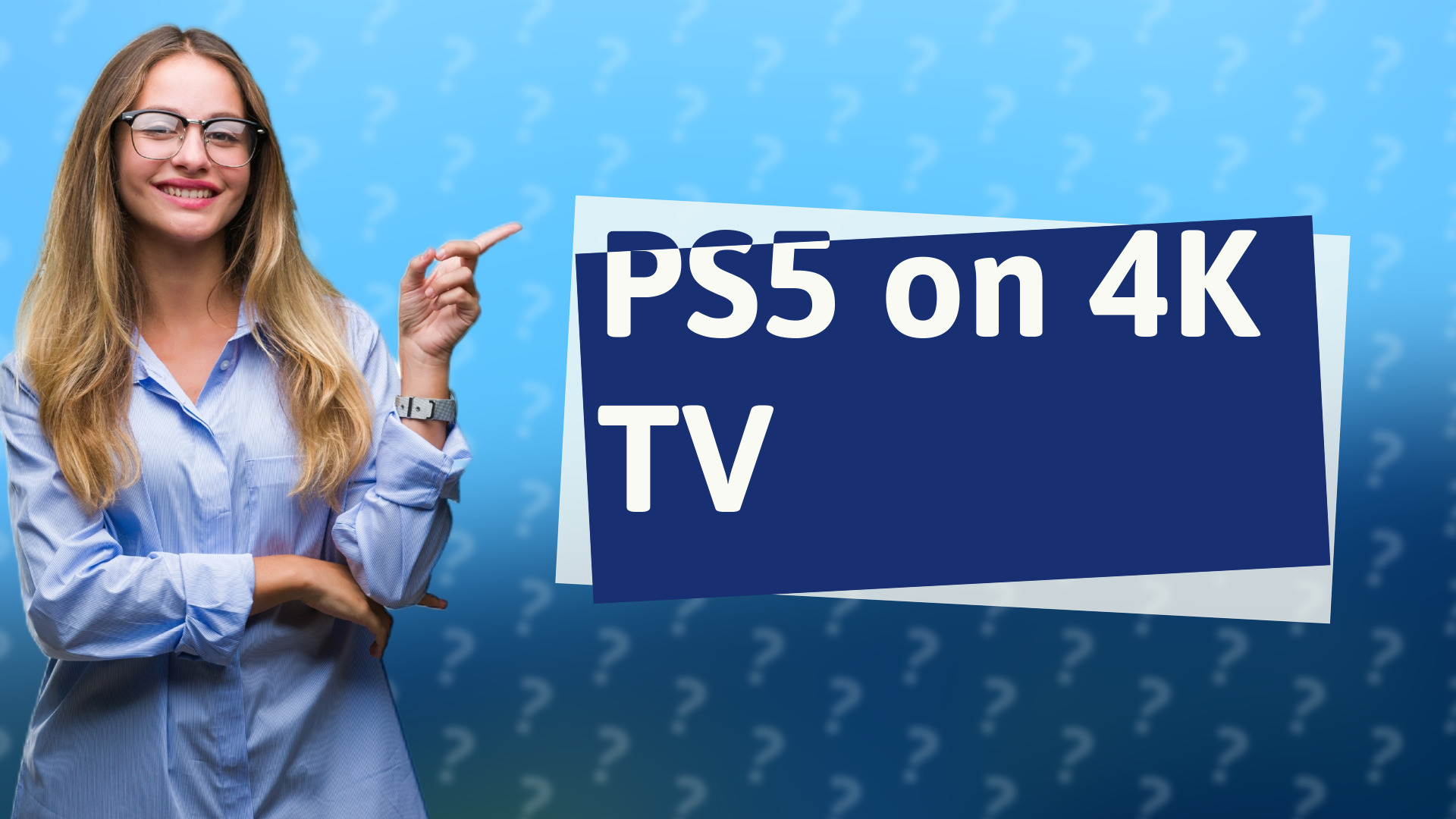 PS5 on 4K TV
