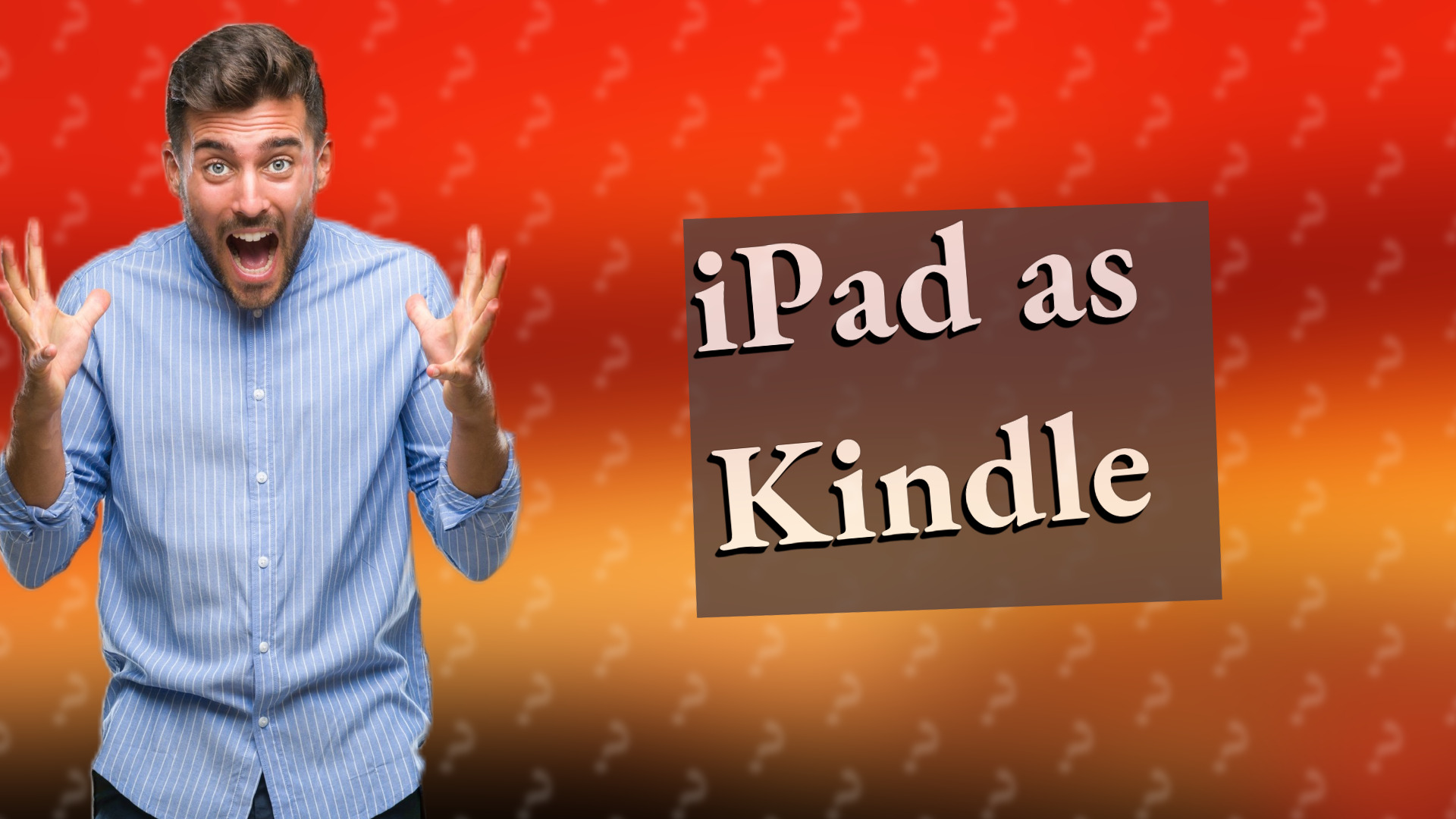 iPad as Kindle