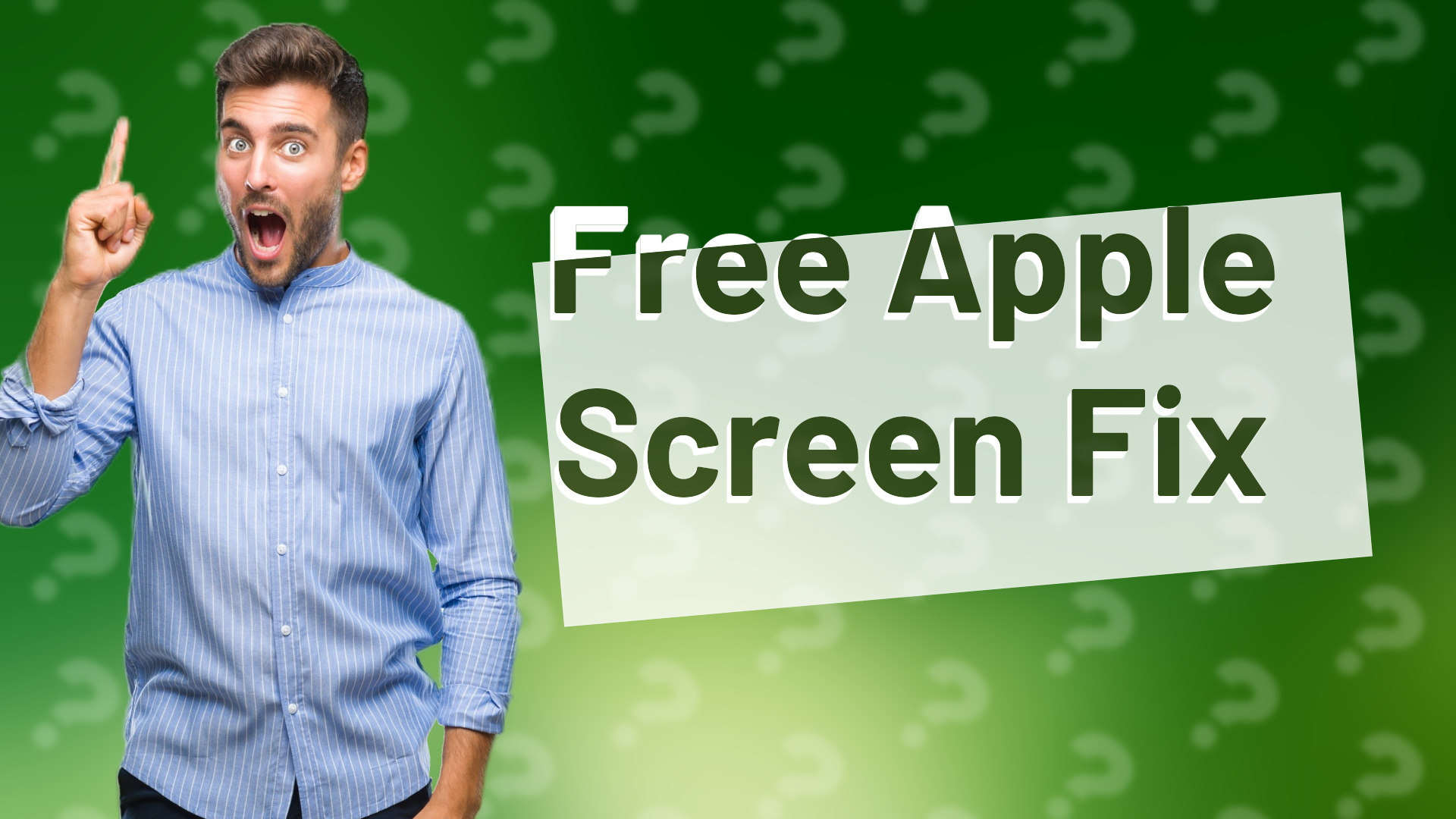 Free Apple Screen Fix