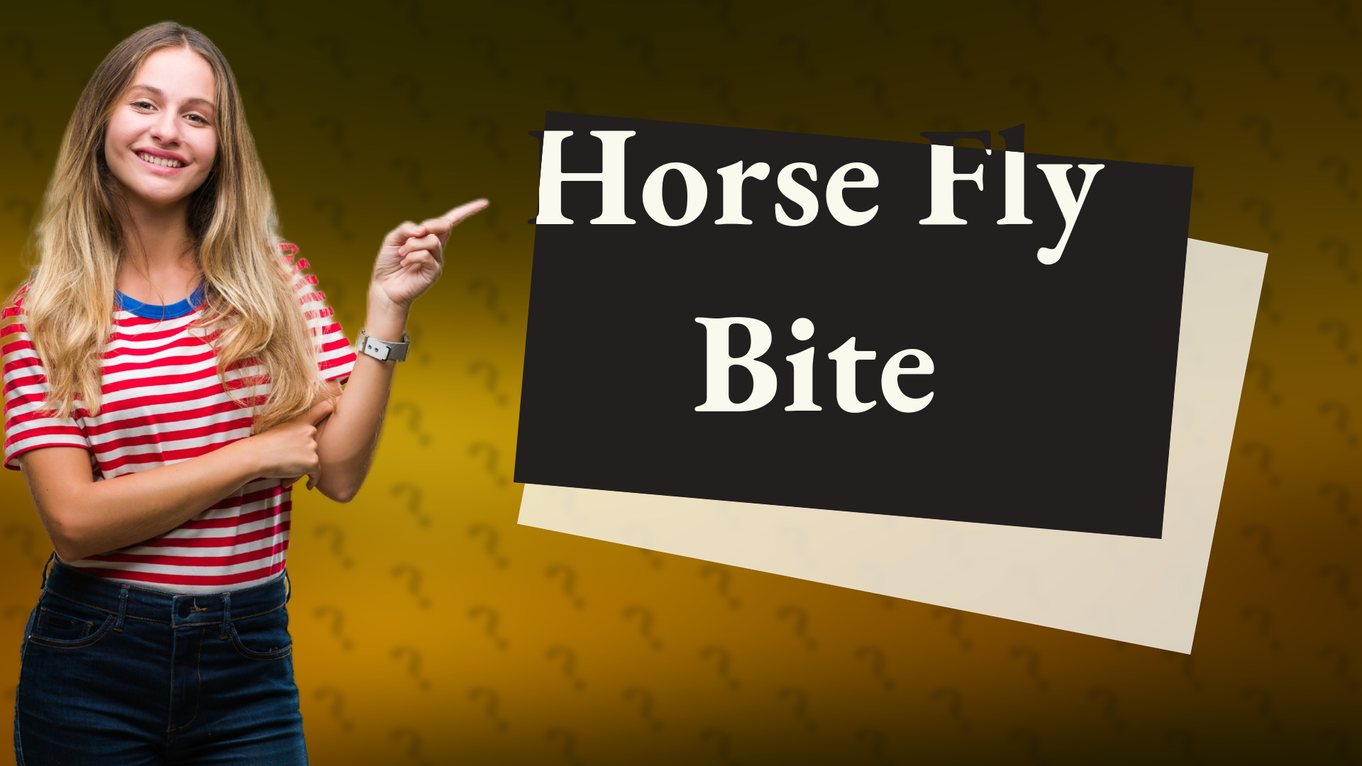 Horse Fly Bite