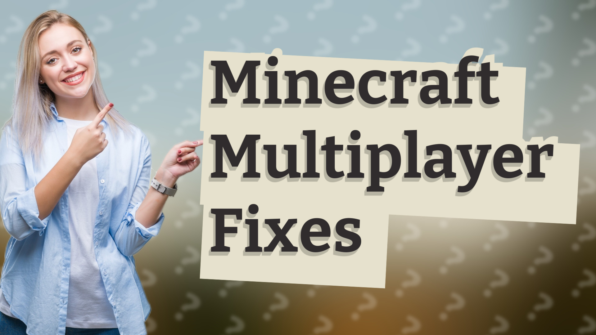 Minecraft Multiplayer Fixes