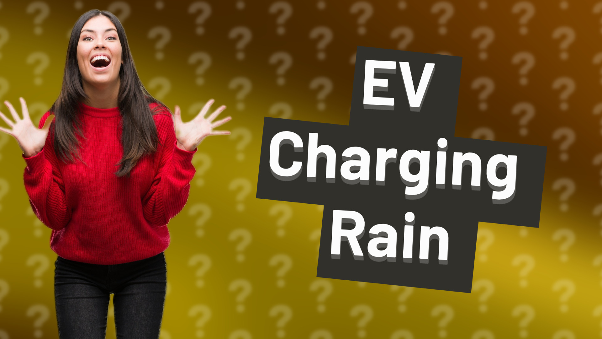 EV Charging Rain