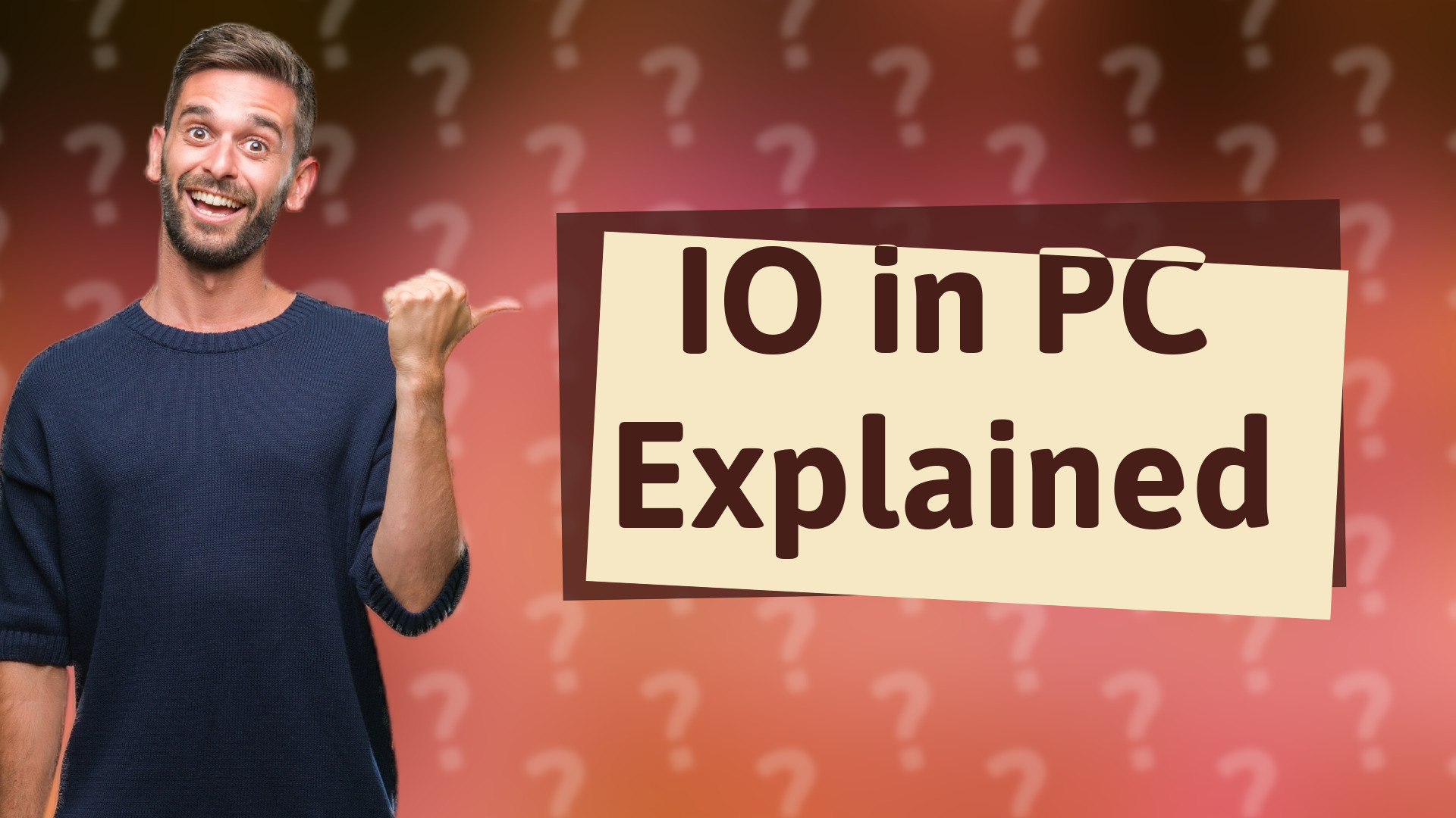 IO in PC Explained