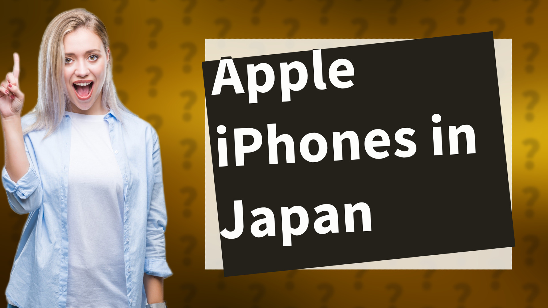 Apple iPhones in Japan