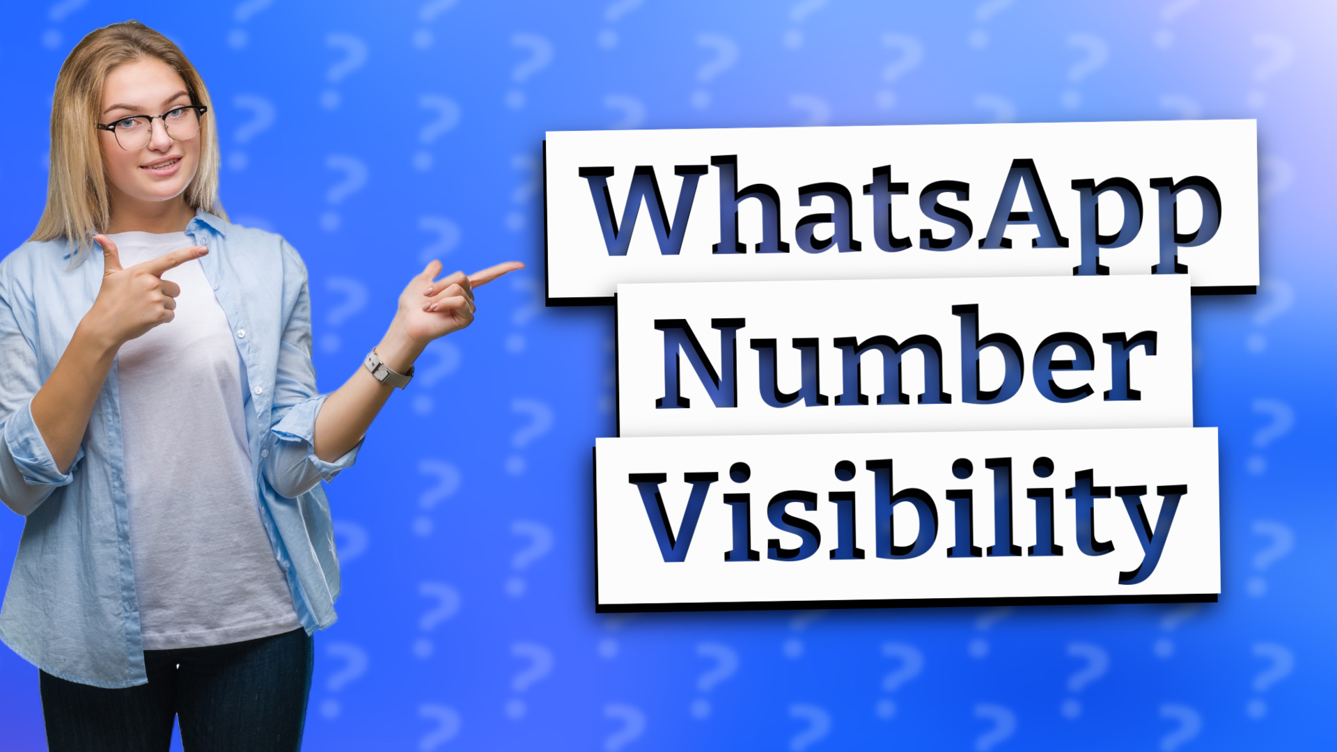 WhatsApp Number Visibility