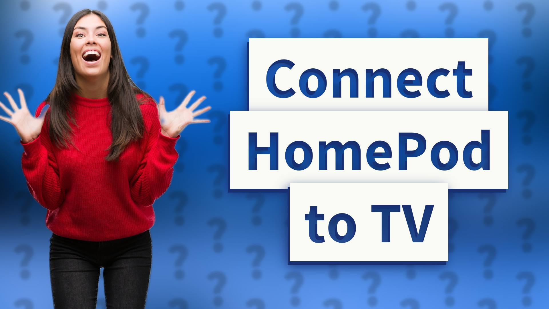 Connect HomePod to TV