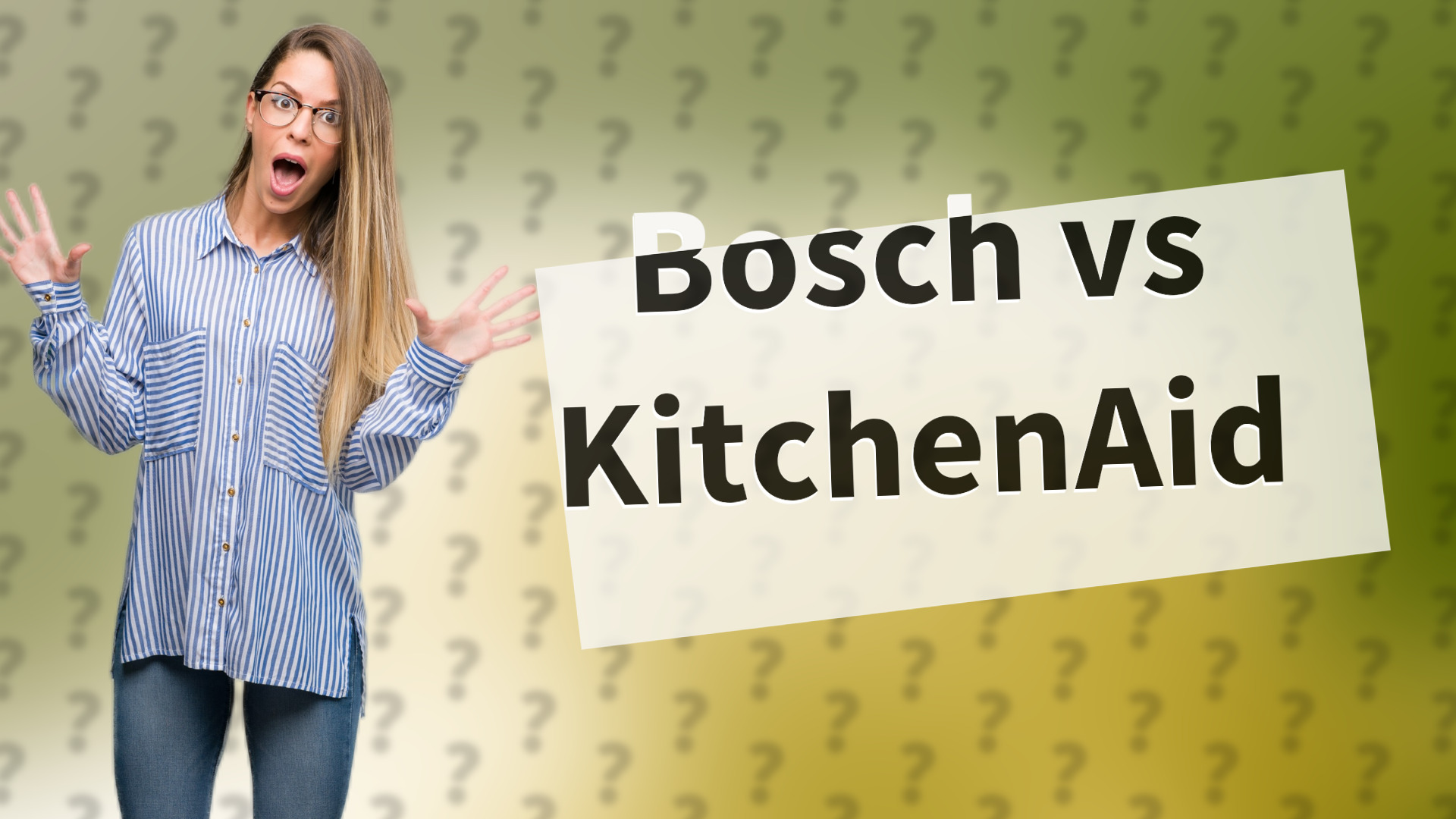 Bosch vs KitchenAid