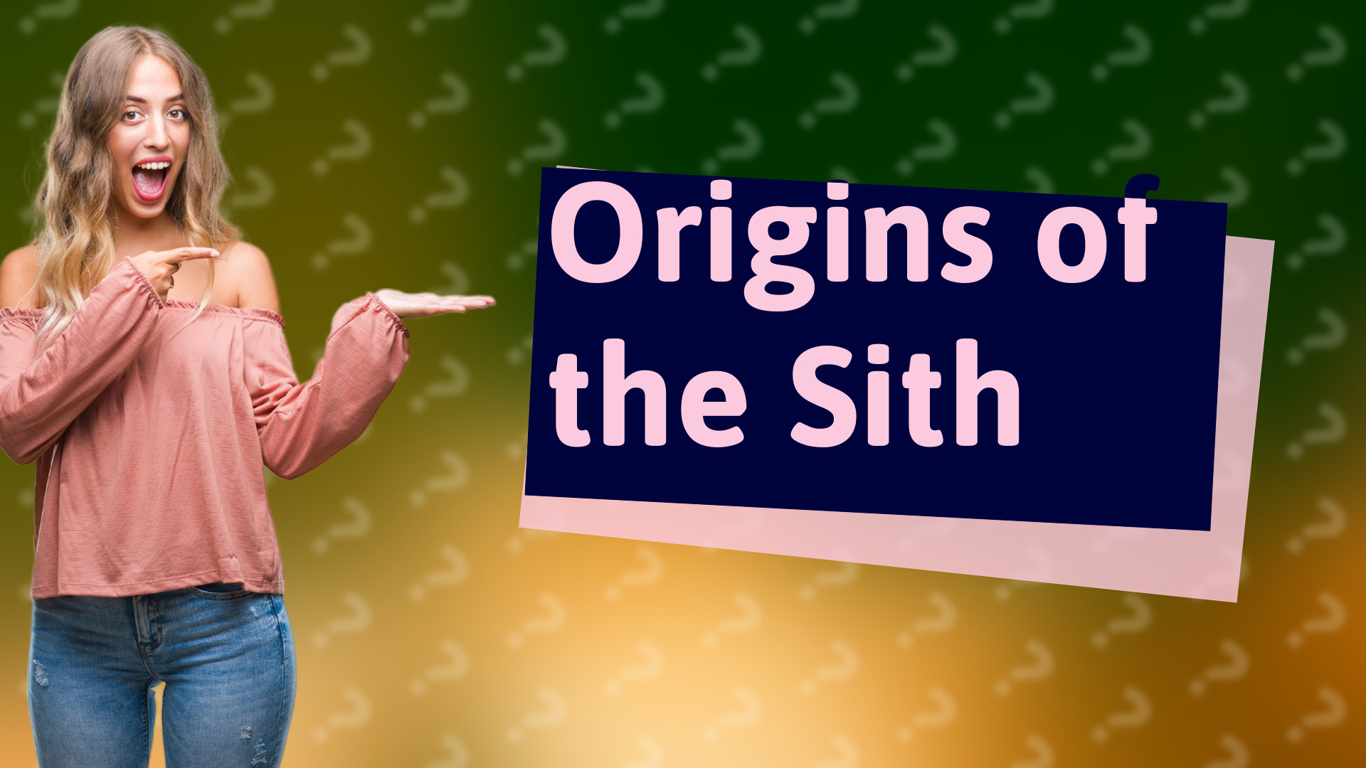 Origins of the Sith
