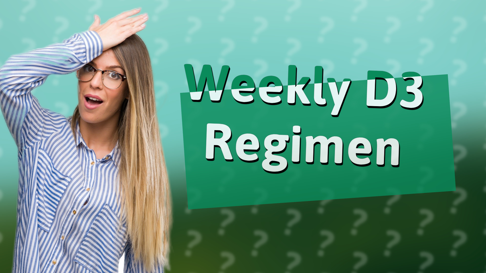Weekly D3 Regimen
