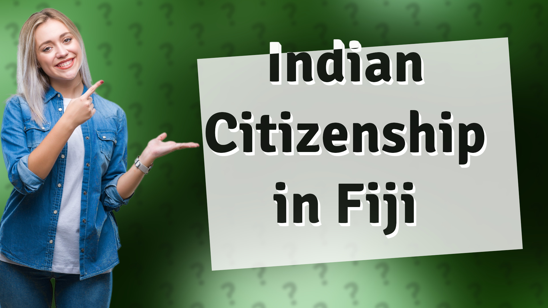 Indian Citizenship in Fiji